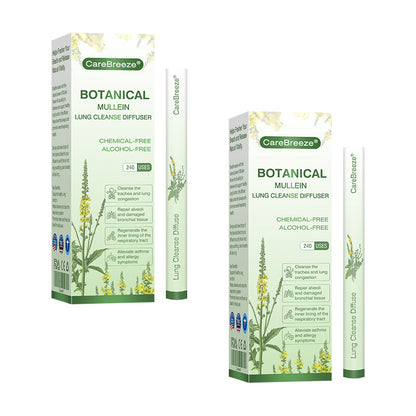 💖🫁🇺🇸✅Official Store: CareBreeze® Botanical Mullein Lung Cleanse Diffuser（👨‍⚕️Directly acts on COPD, asthma, chronic bronchitis (CB), respiratory infections, lung cancer, sinusitis, and other conditions）