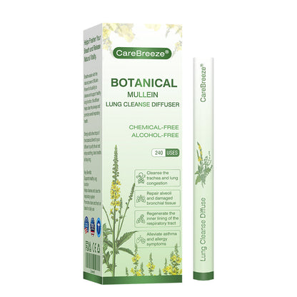 💖🫁🇺🇸✅Official Store: CareBreeze® Botanical Mullein Lung Cleanse Diffuser（👨‍⚕️Directly acts on COPD, asthma, chronic bronchitis (CB), respiratory infections, lung cancer, sinusitis, and other conditions）