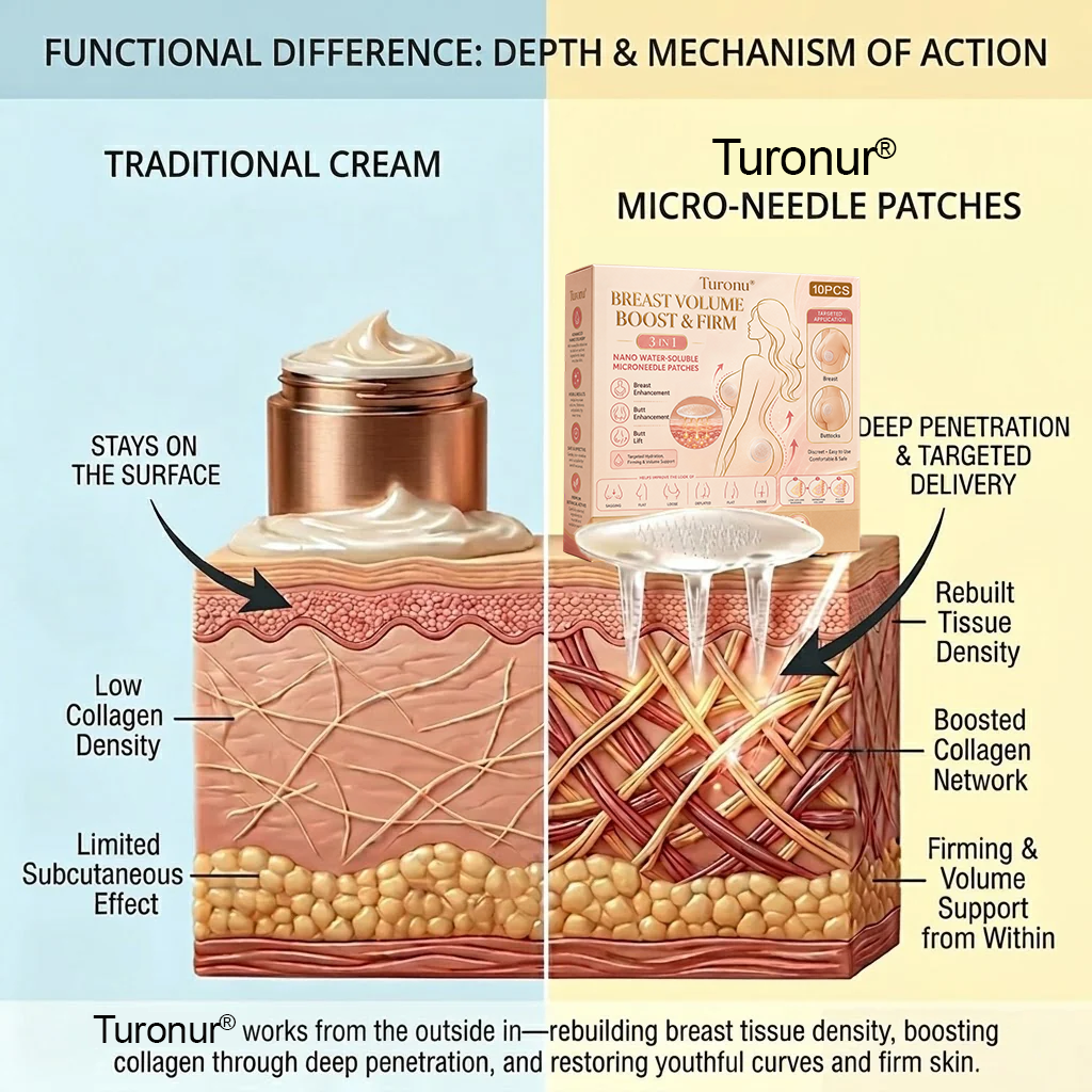 💥Turonu® 🖤 Targeted Breast Enhancement Advanced Nano Microneedle Patch💃