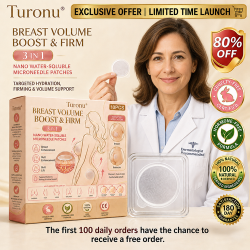 💥Turonu® 🖤 Targeted Breast Enhancement Advanced Nano Microneedle Patch💃